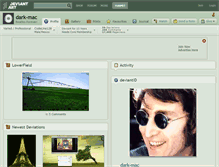 Tablet Screenshot of dark-mac.deviantart.com