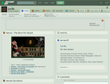 Tablet Screenshot of lu-so.deviantart.com