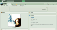 Desktop Screenshot of merekd.deviantart.com