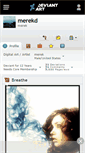 Mobile Screenshot of merekd.deviantart.com