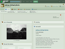 Tablet Screenshot of joshua-michael-photo.deviantart.com