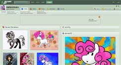 Desktop Screenshot of katieunicorn.deviantart.com