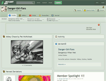 Tablet Screenshot of danger-girl-fans.deviantart.com