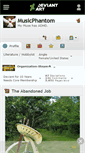 Mobile Screenshot of musicphantom.deviantart.com