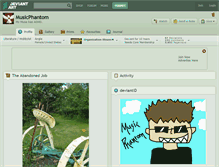 Tablet Screenshot of musicphantom.deviantart.com