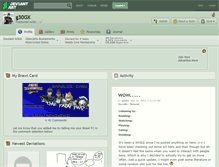 Tablet Screenshot of g30gx.deviantart.com