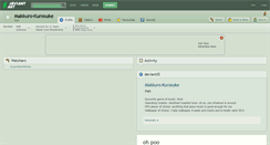 Desktop Screenshot of makkuro-kurosuke.deviantart.com