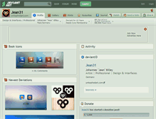 Tablet Screenshot of jean31.deviantart.com