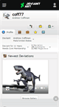 Mobile Screenshot of coff77.deviantart.com