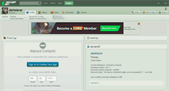 Desktop Screenshot of darkslavar.deviantart.com