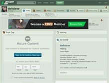 Tablet Screenshot of darkslavar.deviantart.com