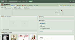 Desktop Screenshot of girl-germs.deviantart.com