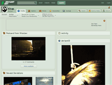 Tablet Screenshot of kivas.deviantart.com