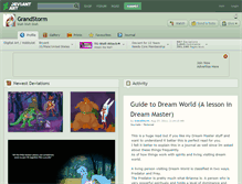 Tablet Screenshot of grandstorm.deviantart.com