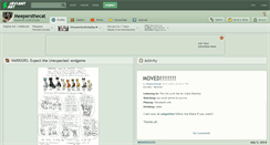 Desktop Screenshot of meepersthecat.deviantart.com