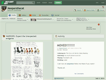 Tablet Screenshot of meepersthecat.deviantart.com