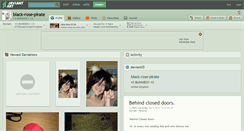 Desktop Screenshot of black-rose-pirate.deviantart.com