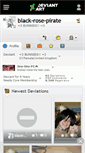 Mobile Screenshot of black-rose-pirate.deviantart.com