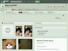 Tablet Screenshot of black-rose-pirate.deviantart.com