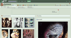 Desktop Screenshot of chunkimonki.deviantart.com
