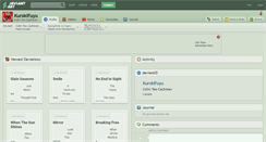 Desktop Screenshot of kurokifuyu.deviantart.com