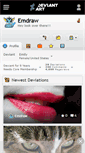 Mobile Screenshot of emdraw.deviantart.com