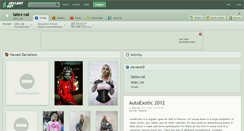 Desktop Screenshot of latex-rat.deviantart.com