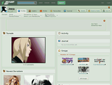 Tablet Screenshot of josca.deviantart.com