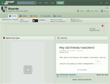 Tablet Screenshot of lilboarder.deviantart.com