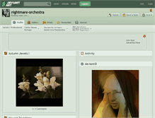 Tablet Screenshot of nightmare-orchestra.deviantart.com