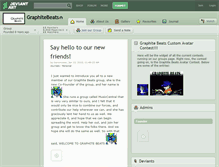 Tablet Screenshot of graphitebeats.deviantart.com