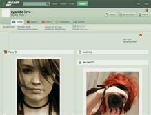 Tablet Screenshot of cyanide-love.deviantart.com