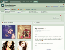 Tablet Screenshot of myperfectdream.deviantart.com