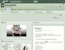 Tablet Screenshot of dazzlingdesign.deviantart.com