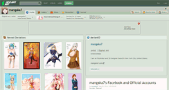 Desktop Screenshot of mangaka7.deviantart.com