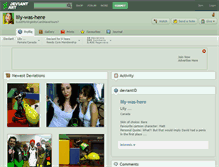 Tablet Screenshot of lily-was-here.deviantart.com