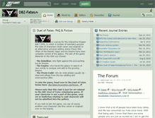 Tablet Screenshot of dbz-fates.deviantart.com