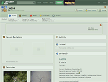 Tablet Screenshot of lms99.deviantart.com