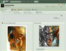 Tablet Screenshot of markmchaley.deviantart.com