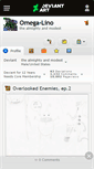 Mobile Screenshot of omega-lino.deviantart.com