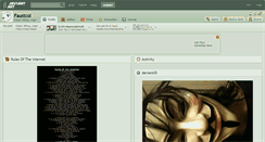 Desktop Screenshot of faustcol.deviantart.com