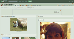 Desktop Screenshot of lii-santhewierd.deviantart.com
