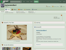 Tablet Screenshot of manipulatedbard.deviantart.com