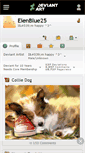 Mobile Screenshot of eienblue25.deviantart.com