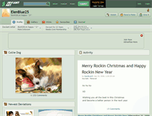 Tablet Screenshot of eienblue25.deviantart.com