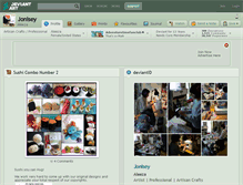 Tablet Screenshot of jonisey.deviantart.com