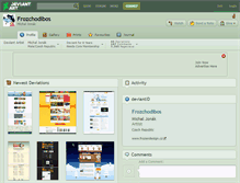 Tablet Screenshot of frozchodibos.deviantart.com