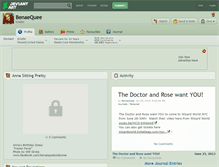 Tablet Screenshot of benaequee.deviantart.com