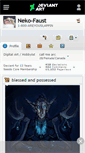 Mobile Screenshot of neko-faust.deviantart.com