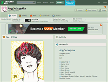 Tablet Screenshot of angysetsugekka.deviantart.com